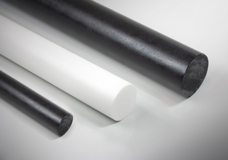 Polyethylenové tyče PE300 (PE-HD), natur