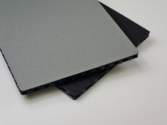 PP Akyboard šedý, 12 mm s textilií 1870x2620 mm