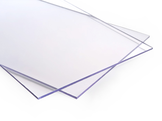 Plná polykarbonátová deska čirá 6 mm s UV 4500x2100mm
