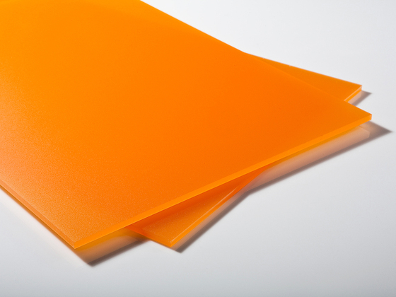 Plexisklo oranžové satinované 6 mm PLEXIGLAS® Satinice