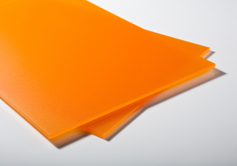 Plexisklo oranžové satinované 6 mm PLEXIGLAS® Satinice
