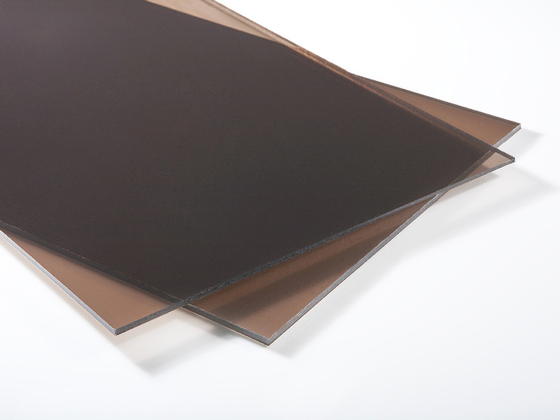 Plná polykarbonátová deska bronz s UV 4500x2100x6 mm