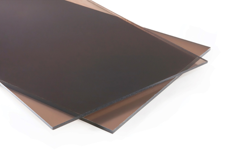 Plná polykarbonátová deska bronz s UV 4500x2100x6 mm