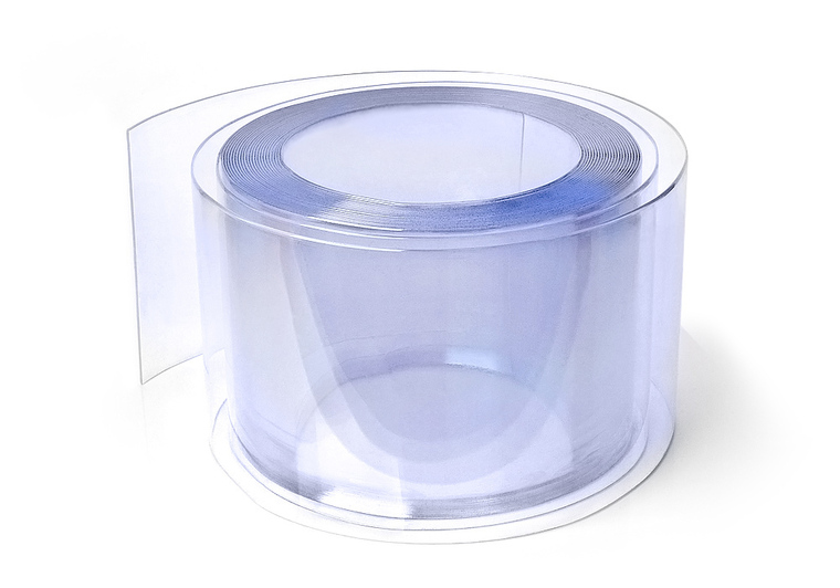 Měkčený PVC pás Standard čirá 400/4 mm