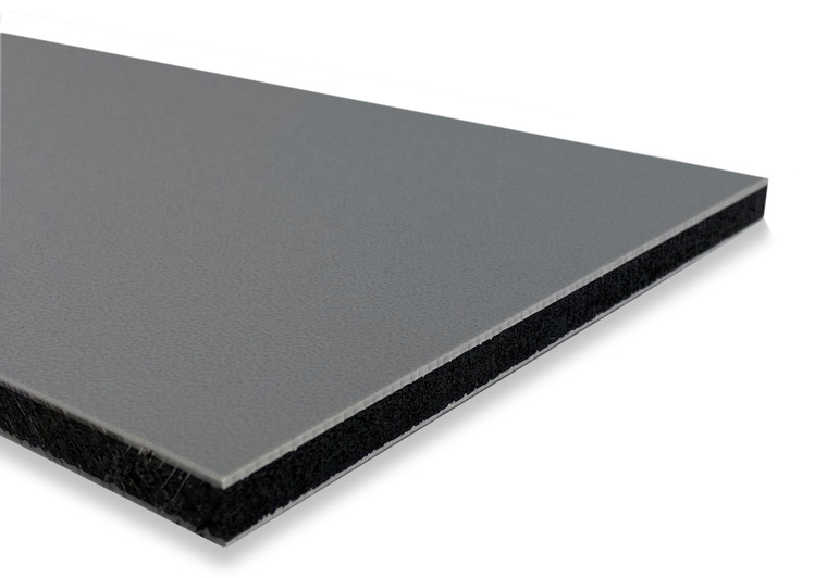 PP lehčená deska Foamlite 3000x2000x12mm, šedá/černá