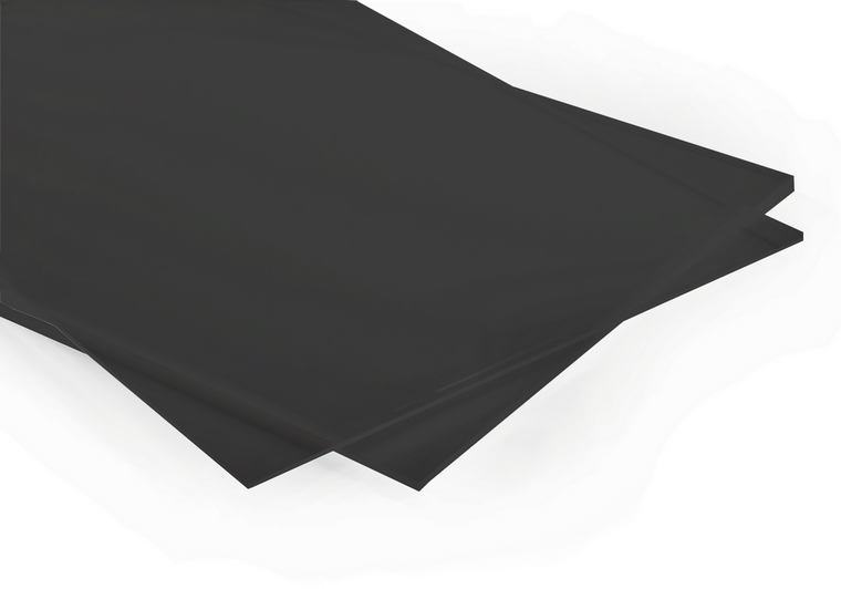 Plexisklo černobílé LED 3 mm PLEXIGLAS® GS