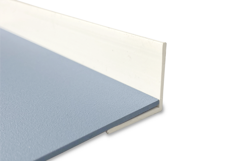 PALCLAD rohový L profil, bílý