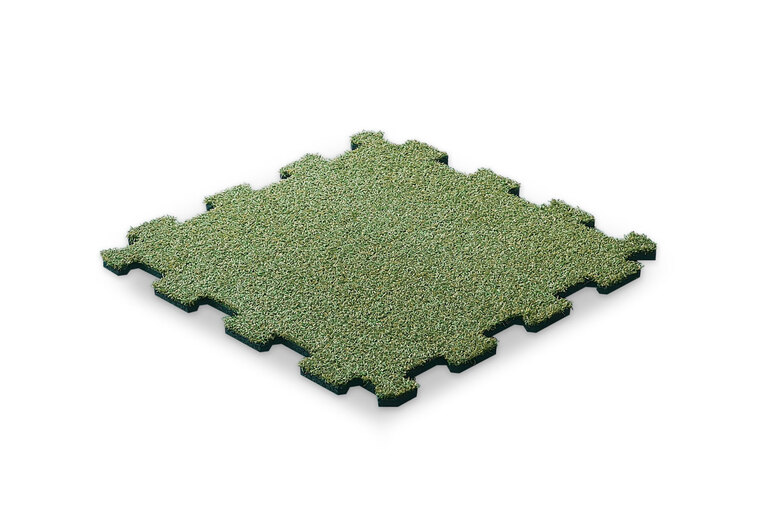 Fitness podlaha s umělým trávníkem PUZZLE 478x478x10 mm