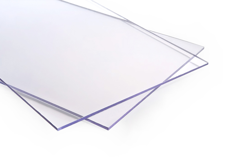 Plná polykarbonátová deska čirá 6 mm s UV 6000x2100mm