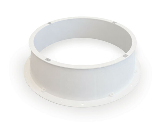 Šikmá manžeta pro kruhový světlík 30 cm