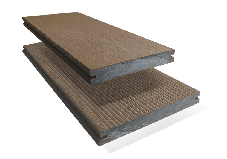 Prkno terasové dřevoplastové Twinson Massive odstín kůra 3000 mm