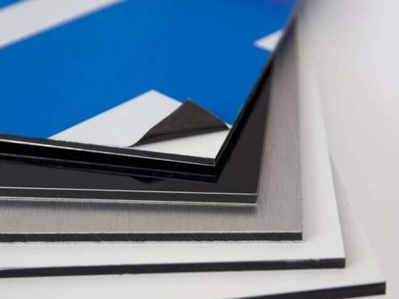 Kompozitní deska NEOBOND 3/0,4 mm stříbrný kartáč FR 510 x 3200 mm