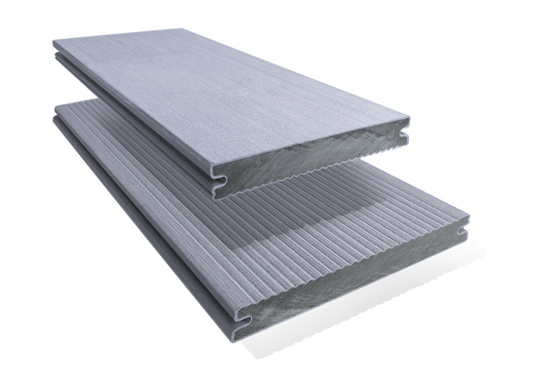 Prkno terasové dřevoplastové Twinson Massive odstín břidlice 3000 mm