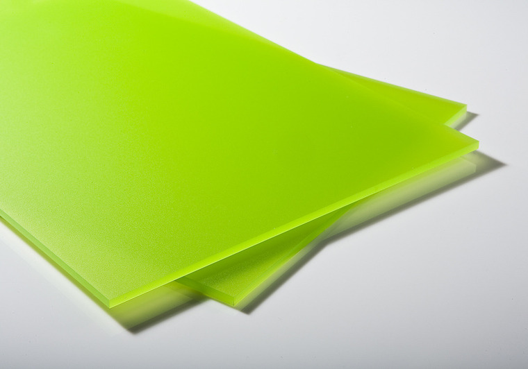 Plexisklo zelené satinované 6mm