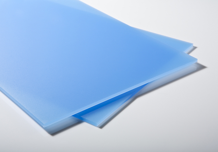 Plexisklo modré satinované 4mm