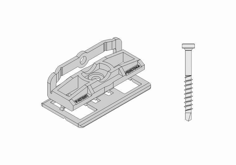 Set - PVC spony (600ks) + šrouby (720ks) Terrace