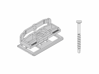 Set - PVC spony (100ks) + šrouby (120ks) Terrace