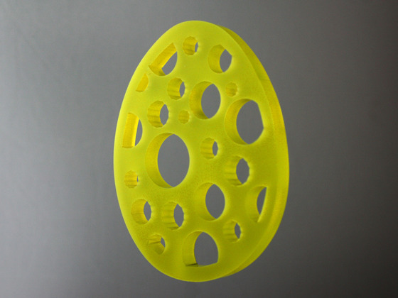 Velikonoční vajíčko s kolečky - žluté