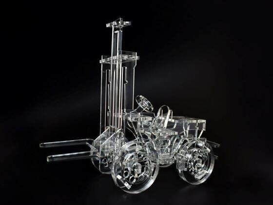 Model vysokozdvižný vozík malý