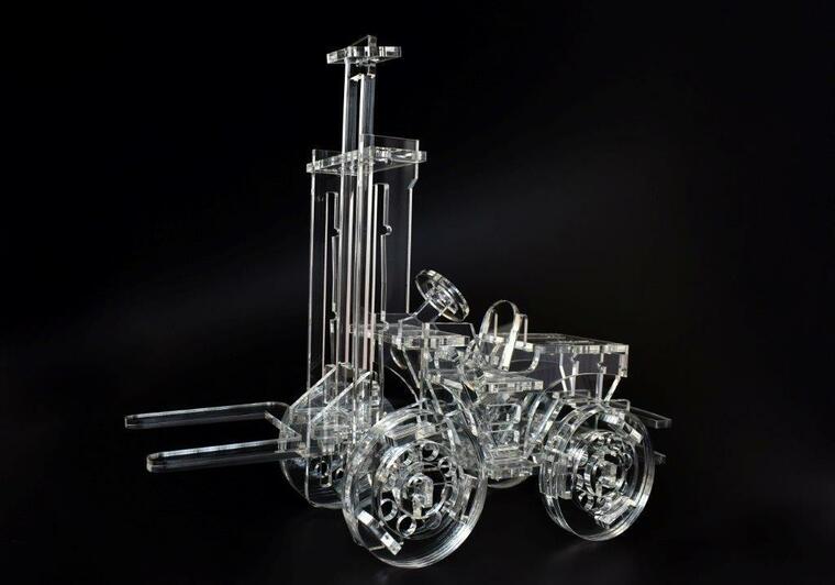 Model vysokozdvižný vozík malý