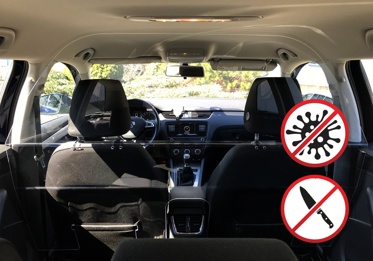 Ochranný štít SAFETY CAB pro vozy Škoda Octavia