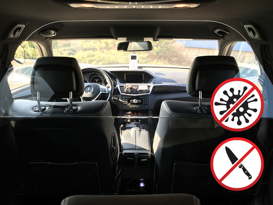 Ochranný štít SAFETY CAB pro vozy Mercedes Benz E