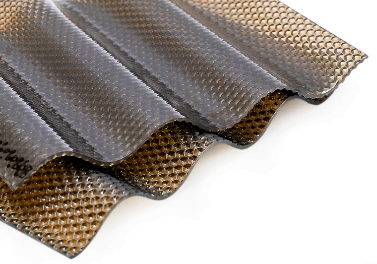 Vlnitá polykarbonátová deska EXCLUSIVE bronz