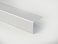  Okopový hliníkový profil Elox stříbrný „L“, 42/50 mm, délka 4,5 m