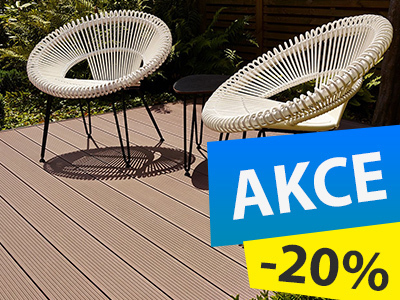 AKCE na dřevo-plastové prkna Twinson