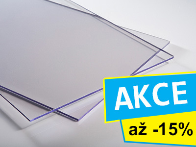 Sleva až 15% na plný polykarbonát